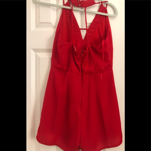 Red romper - Picture 2 of 3